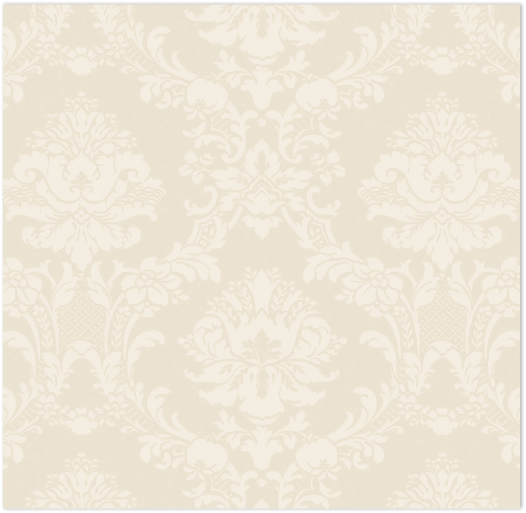 Ivory pearl light reflective damask wallpaper
