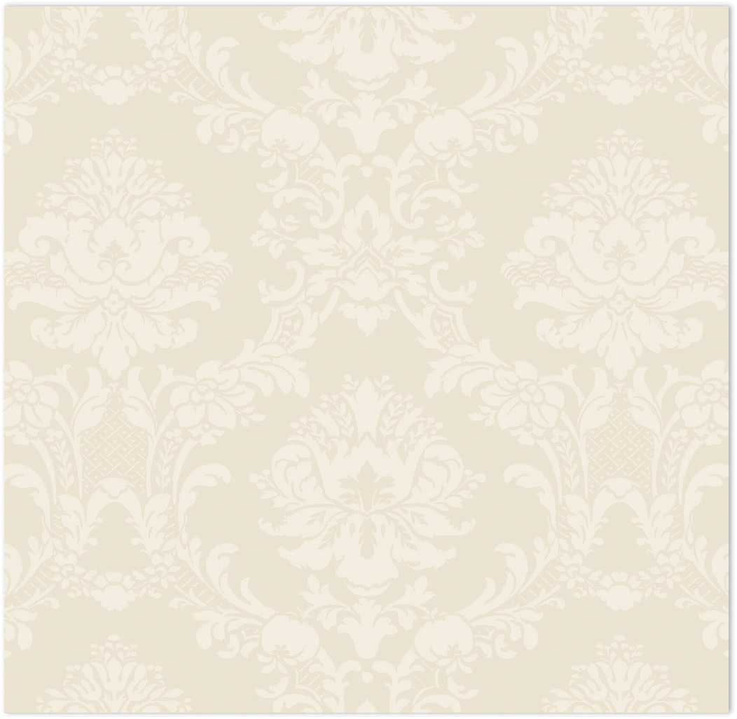 Ivory pearl light reflective damask wallpaper