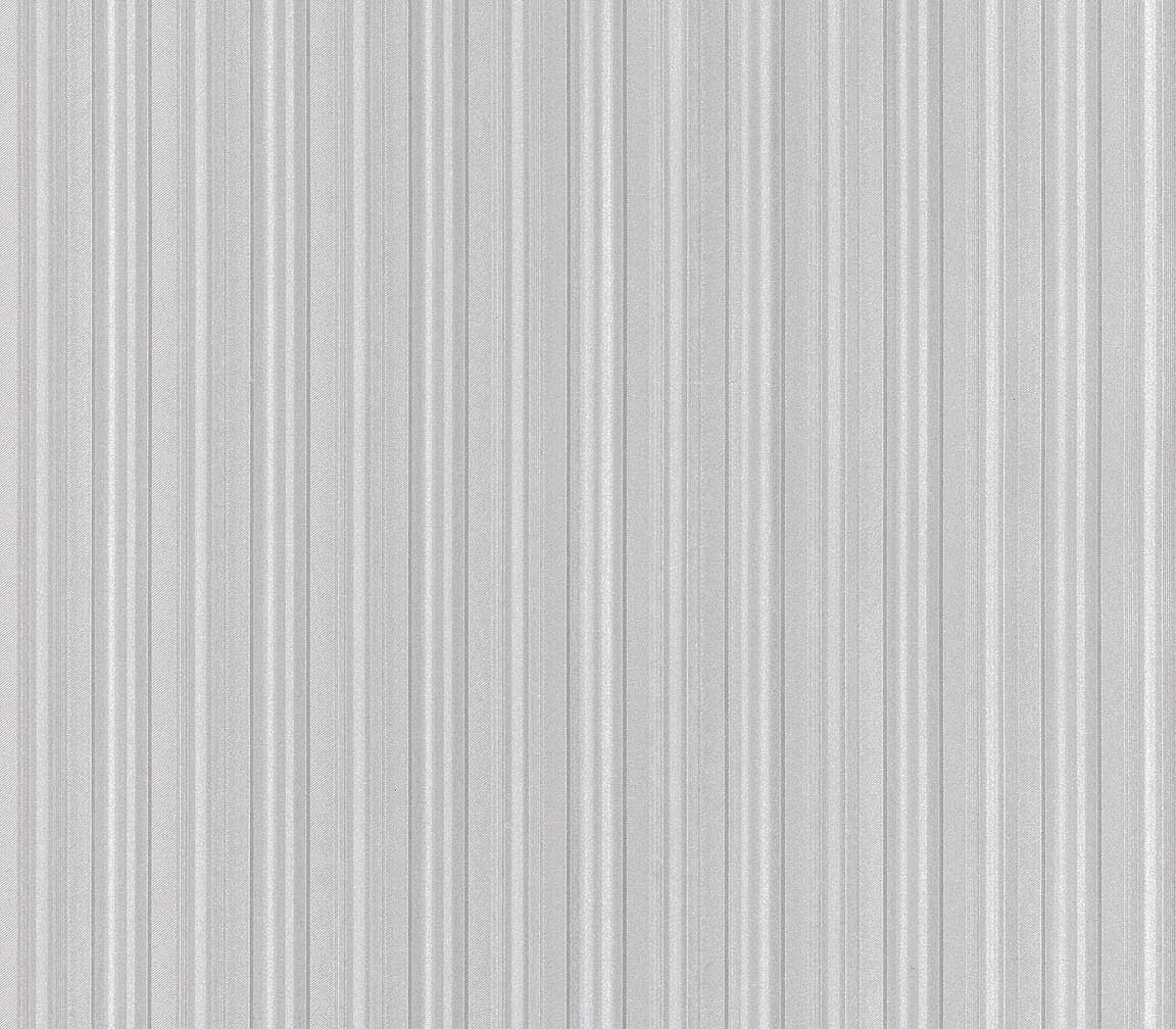 metallic silver vertical stripe wallpaper