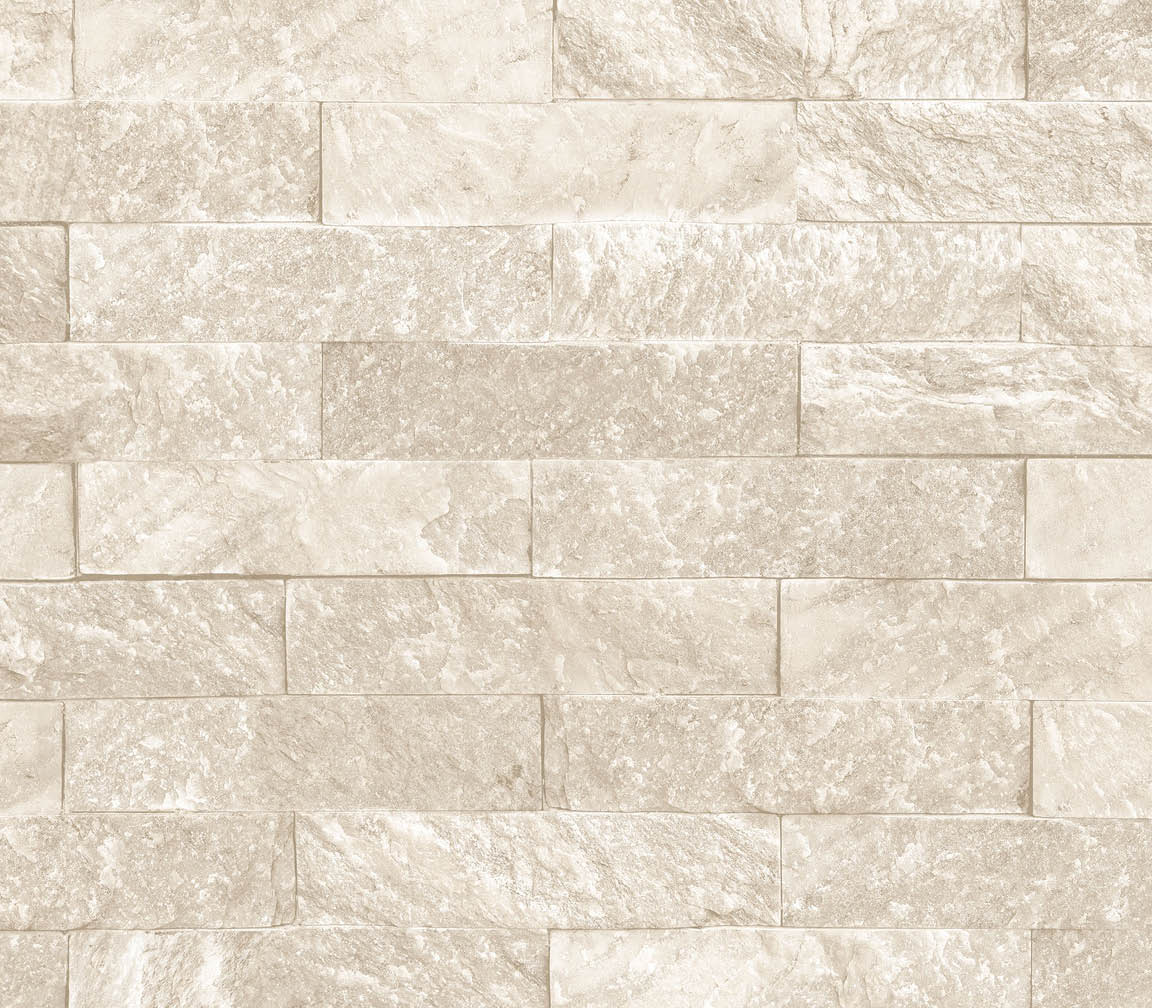 beige stacked stone wallpaper