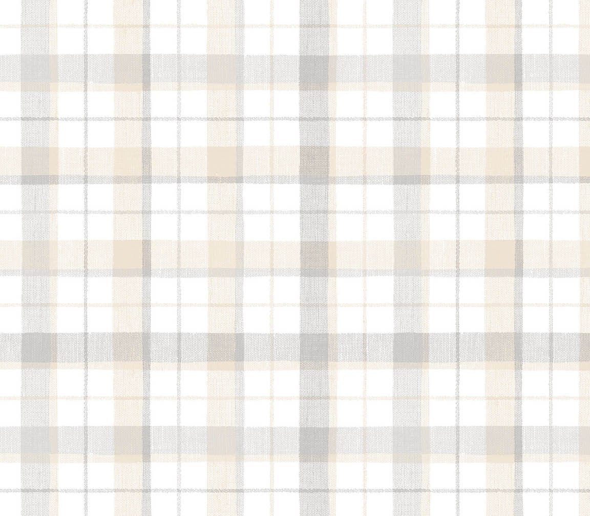 beige and grey plaid wallpaper