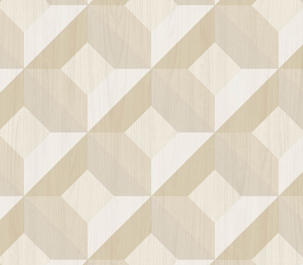 beige dimensional diamonds wallpaper