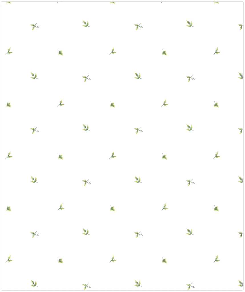 mini green leaf wallpaper