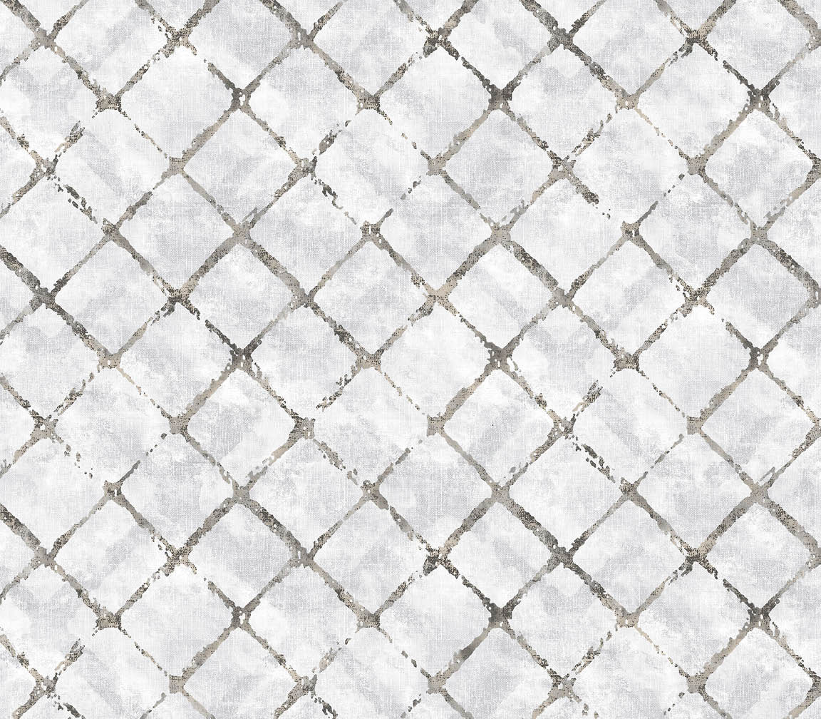 grey chicken wire wallpaper