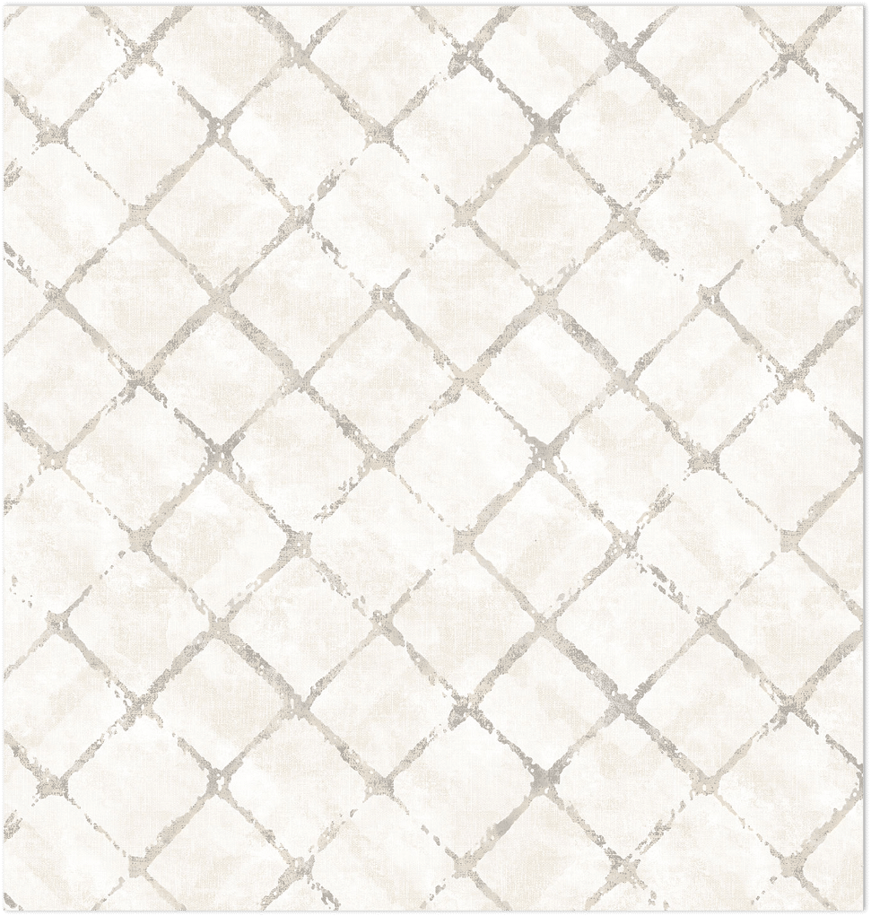 cream chicken wire wallpaper