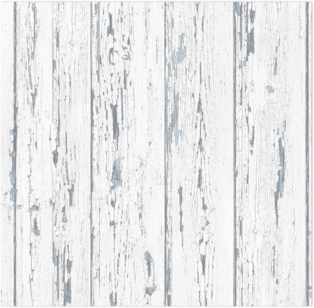 white and turquoise wood shiplap wallpaper