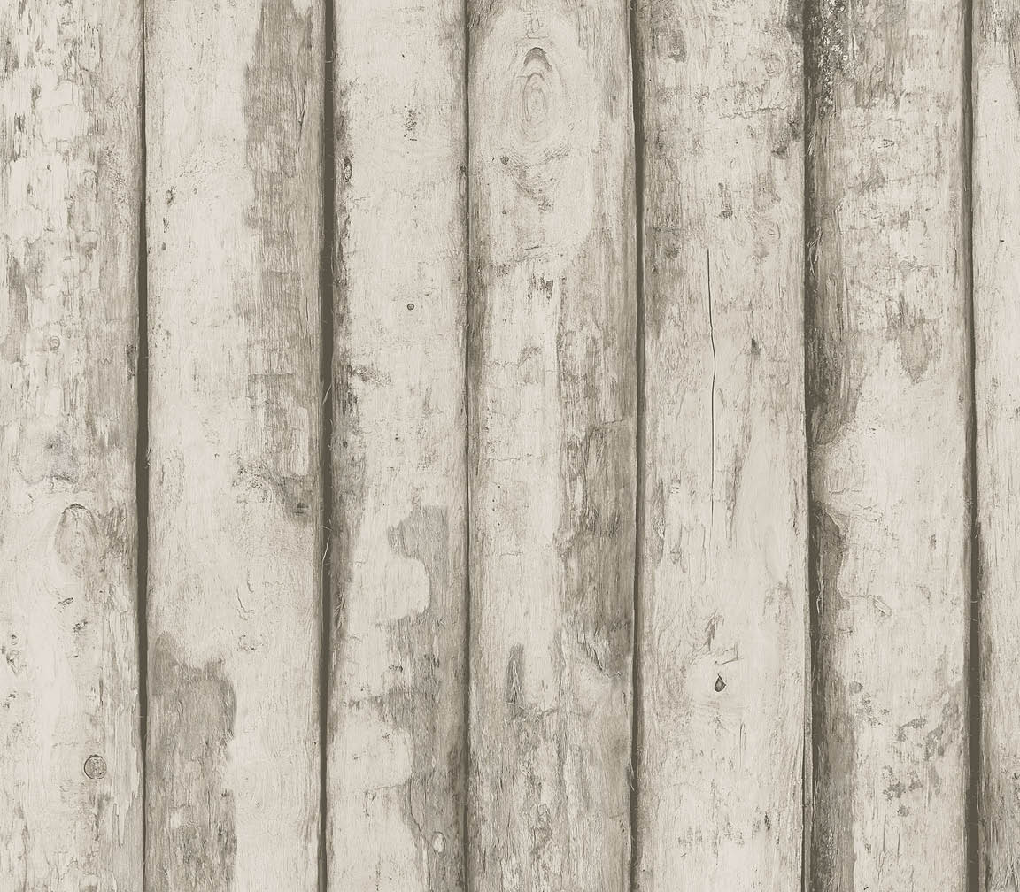 taupe log cabin wallpaper