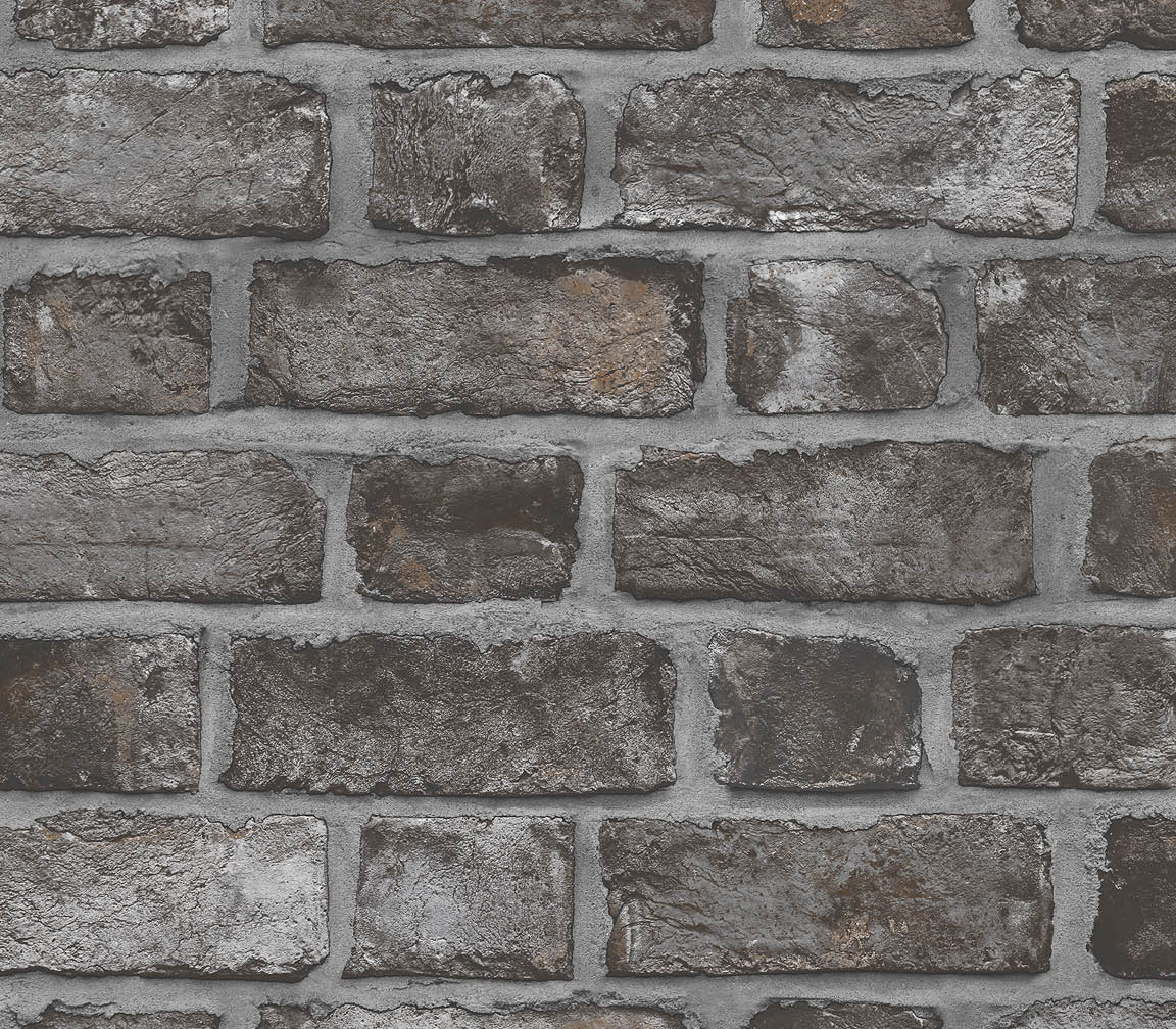 black brick wallpaper