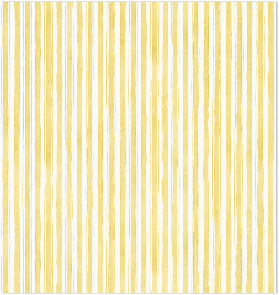 yellow and white watercolour stripe wallpaper