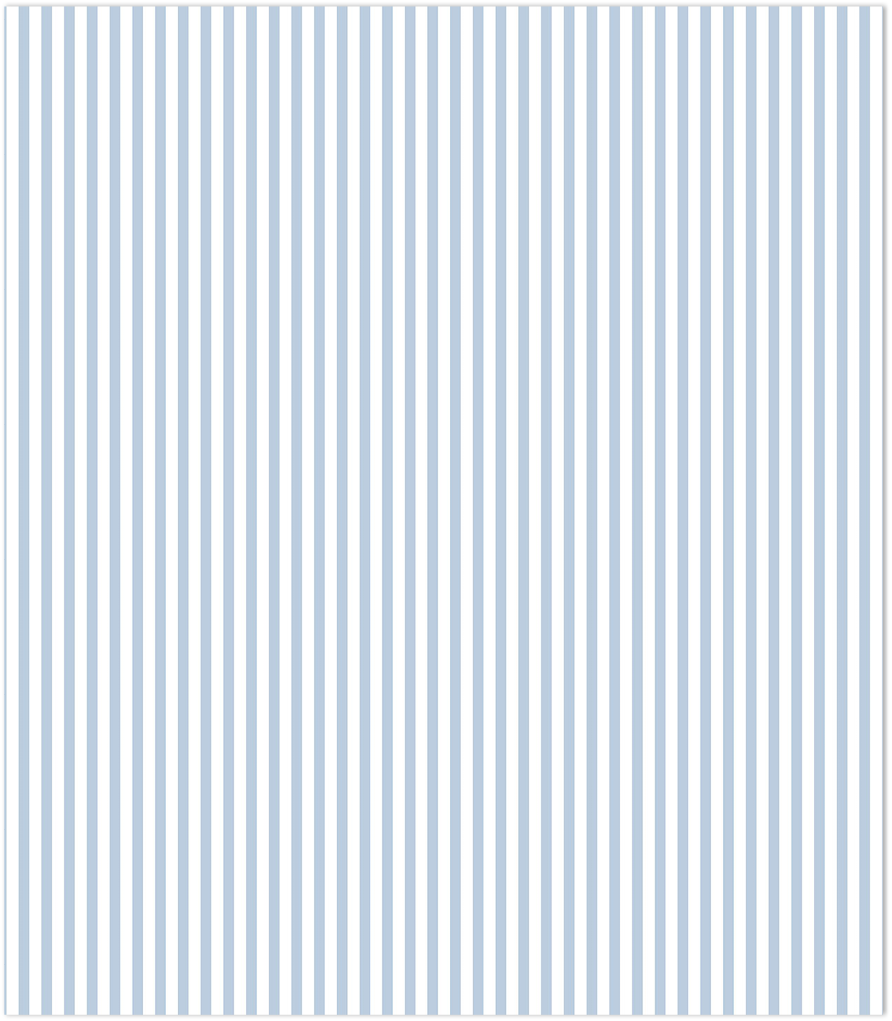light blue and white 3mm stripe wallpaper