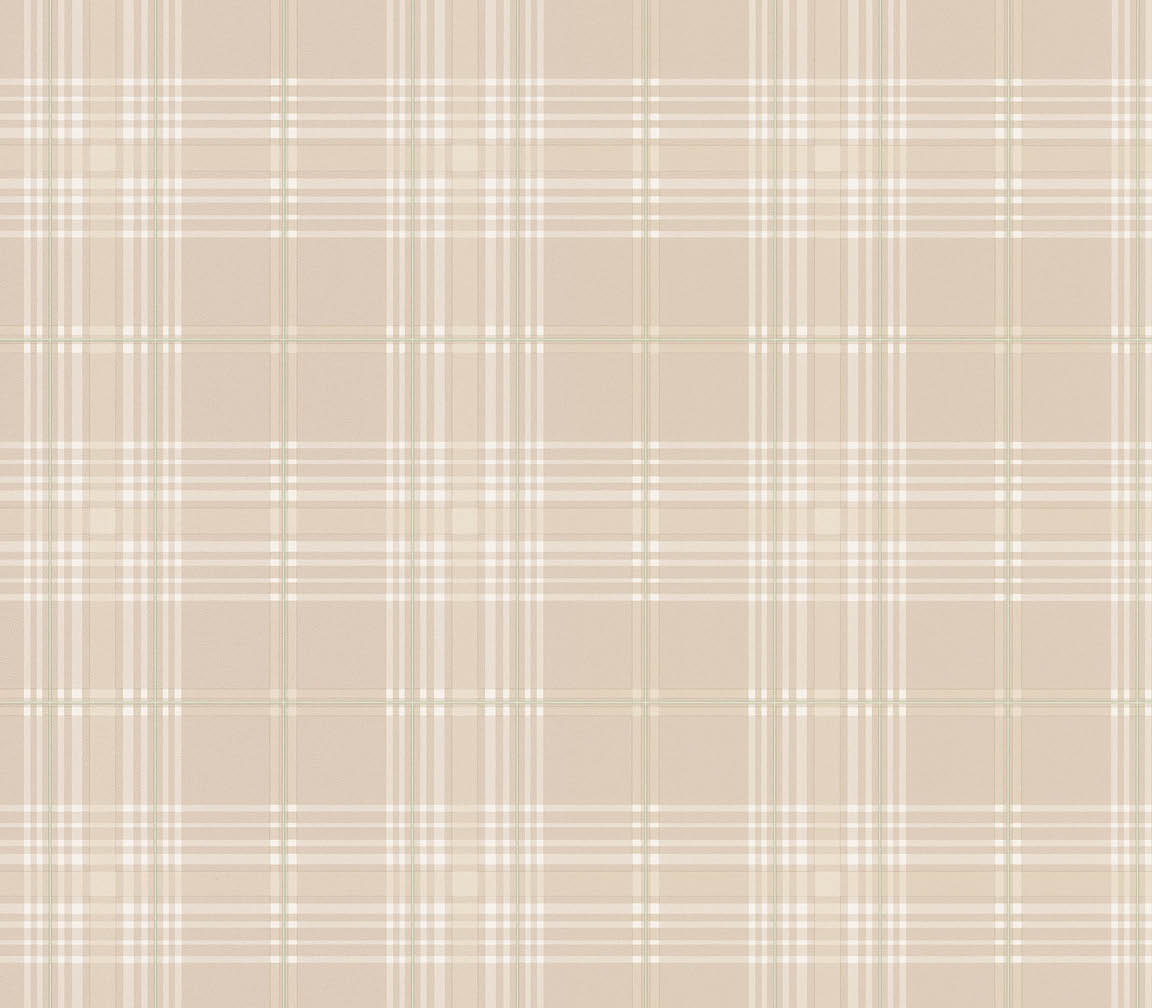 Taupe plaid wallpaper