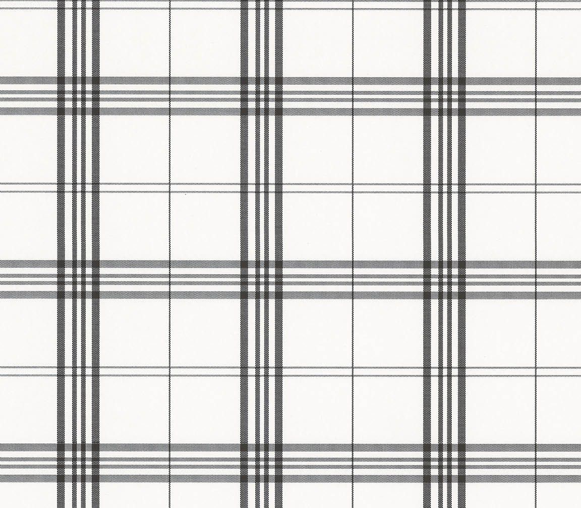 Black and white plaid wallpaper