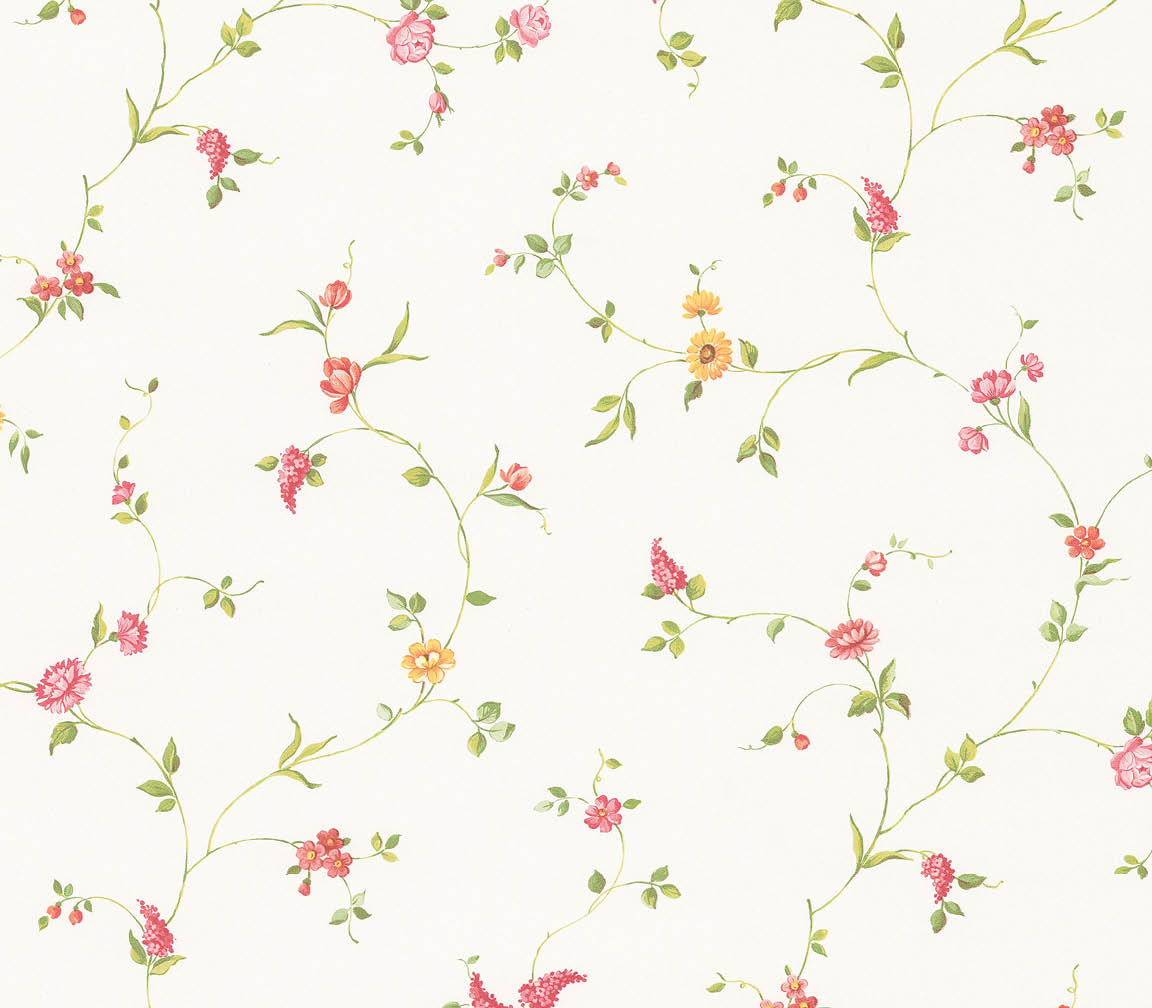 Mini flower trail wallpaper