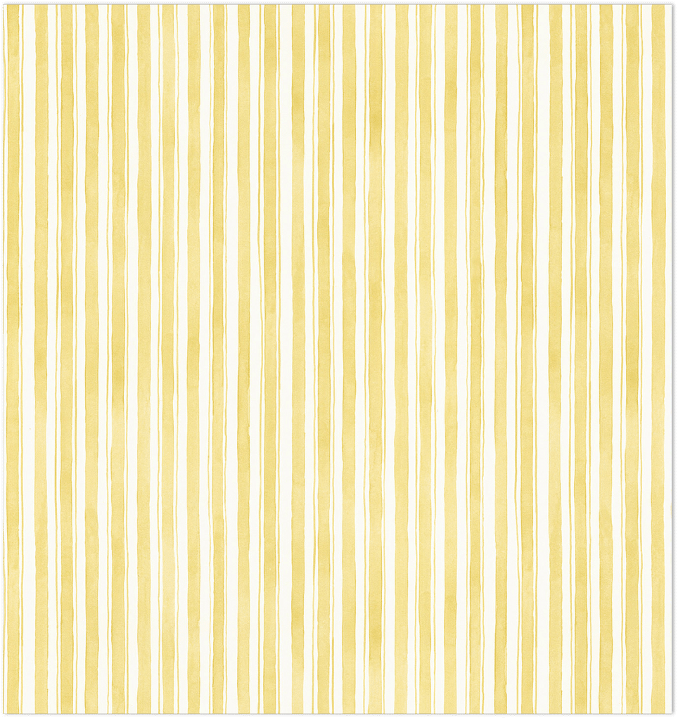 yellow and white watercolour stripe wallpaper