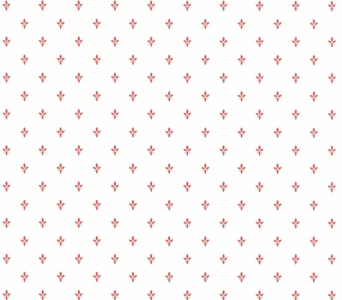 red and white ditty wallpaper