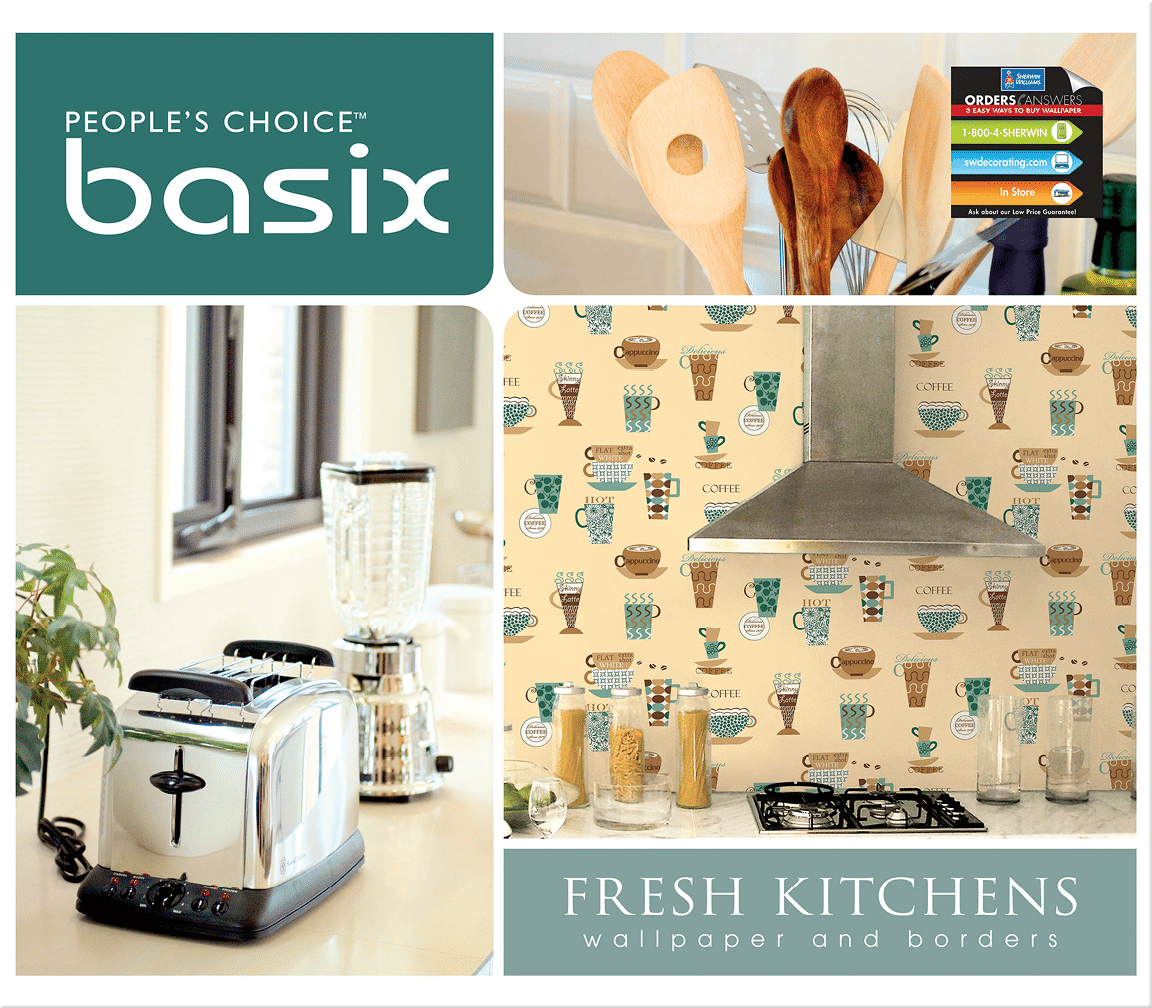 Fresh Kitchens 5 a collection of wallpaper designed for kitchens and dining rooms