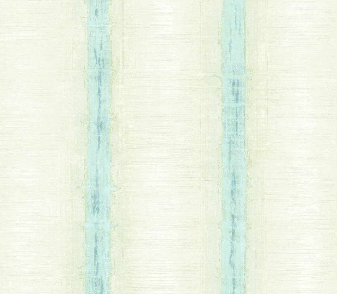 teal and green stripe wallpaper