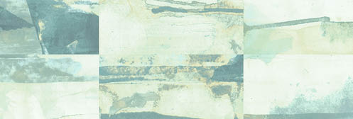 teal and green watercolor tile wallpaper