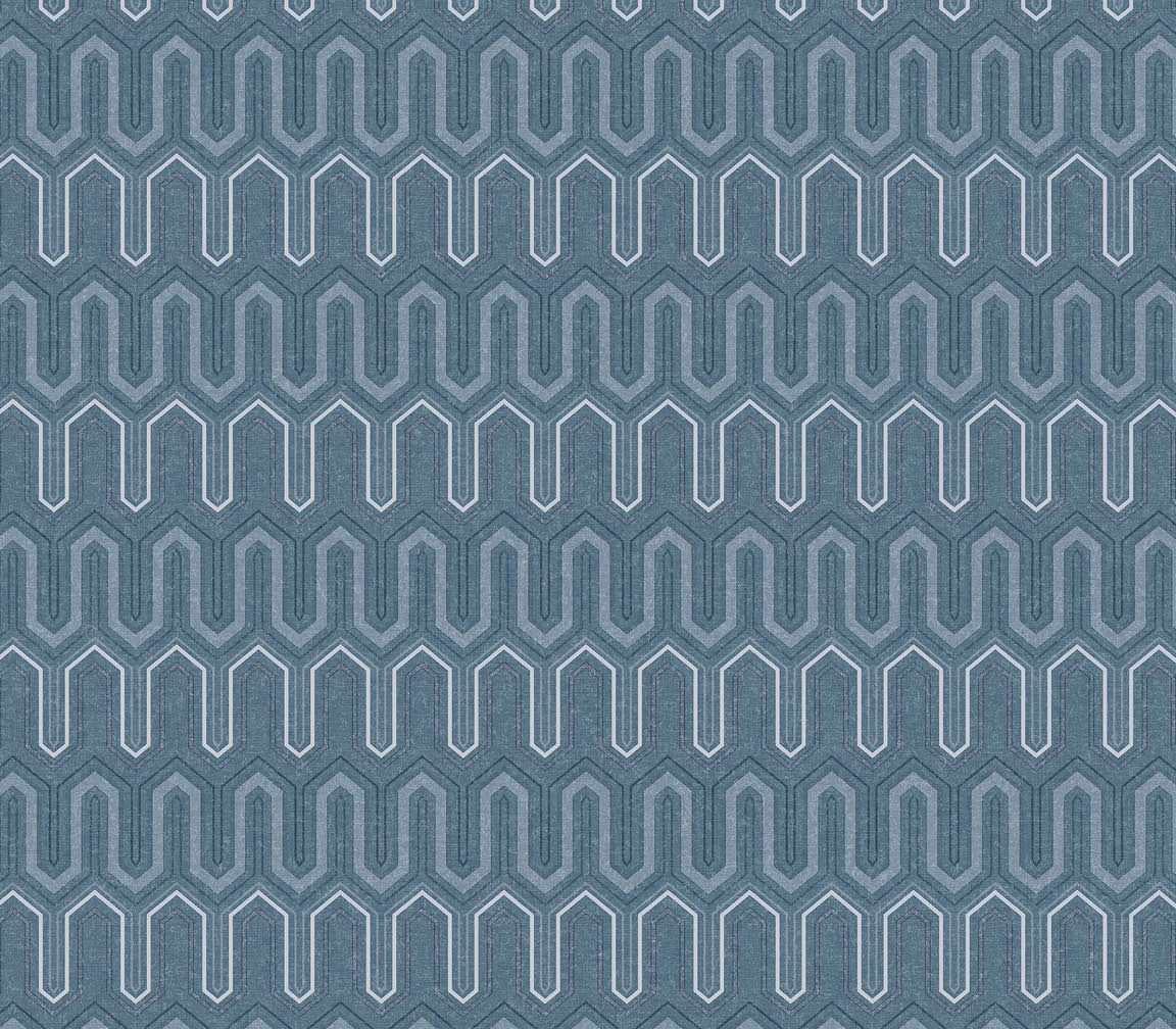 navy blue zig zag wallpaper