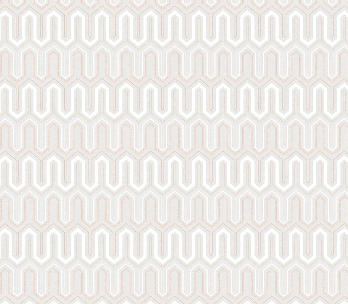 grey and pink zig zag wallpaper