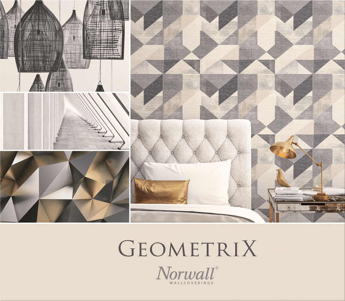 Collection of geomtric and textured wallpapers