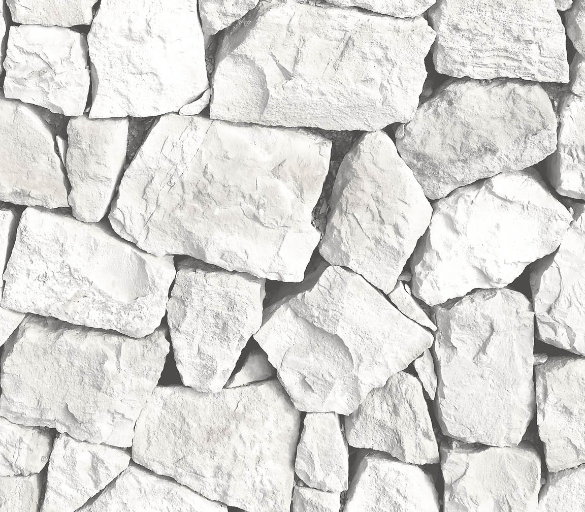 grey and white Spanish stone wallpaper