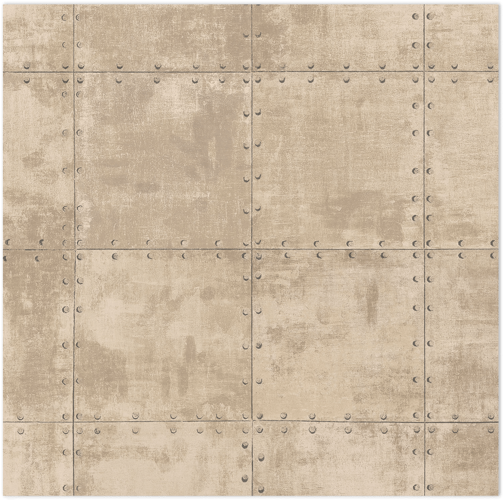 beige and brown steel tile wallpaper