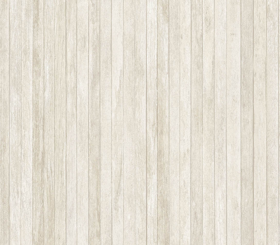 Beige scrap wood vertical pieces wallpaper