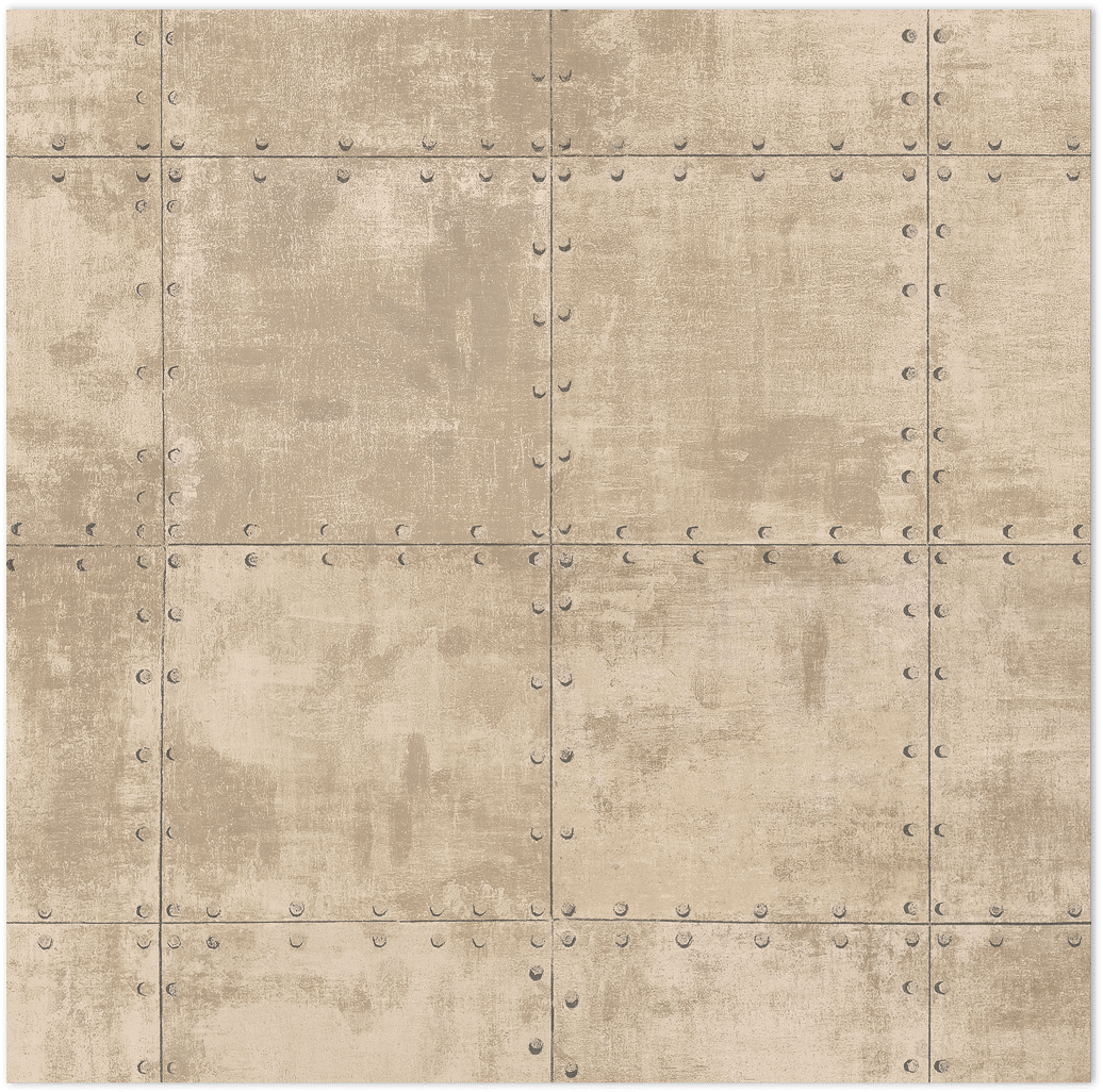beige and brown steel tile wallpaper