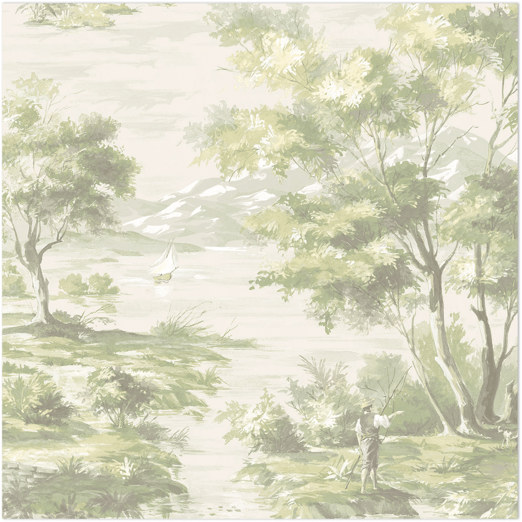 green scenic wallpaper