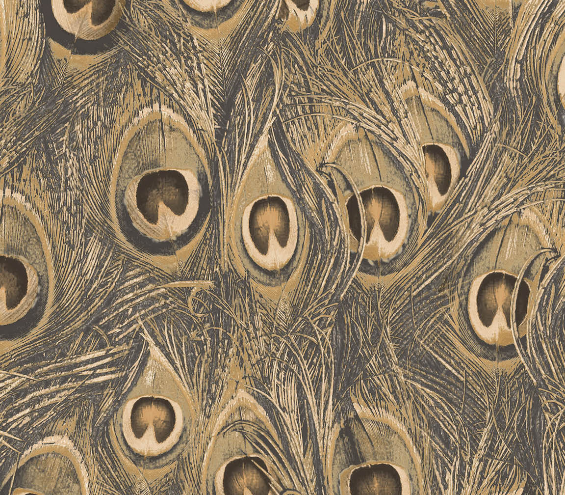 gold peacock wallpaper