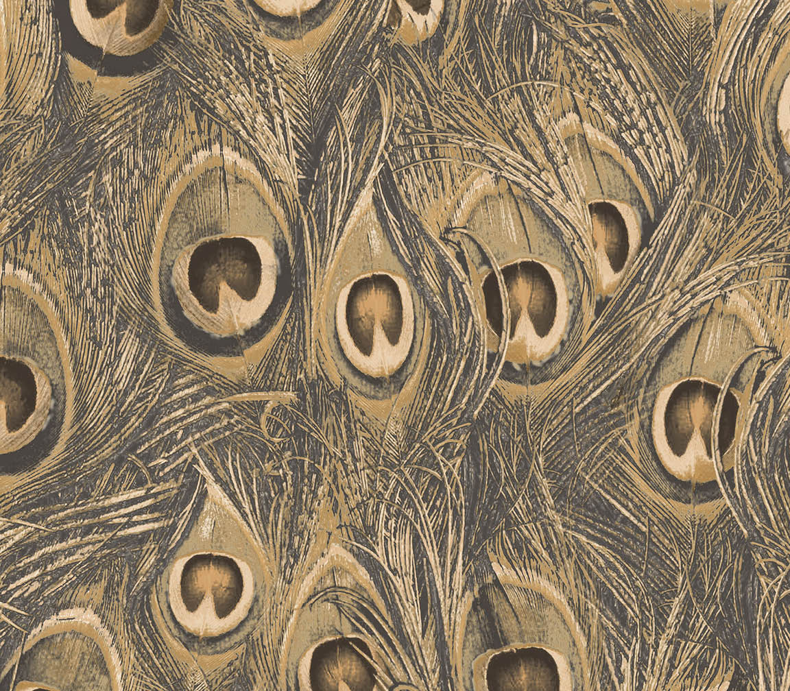 gold peacock wallpaper