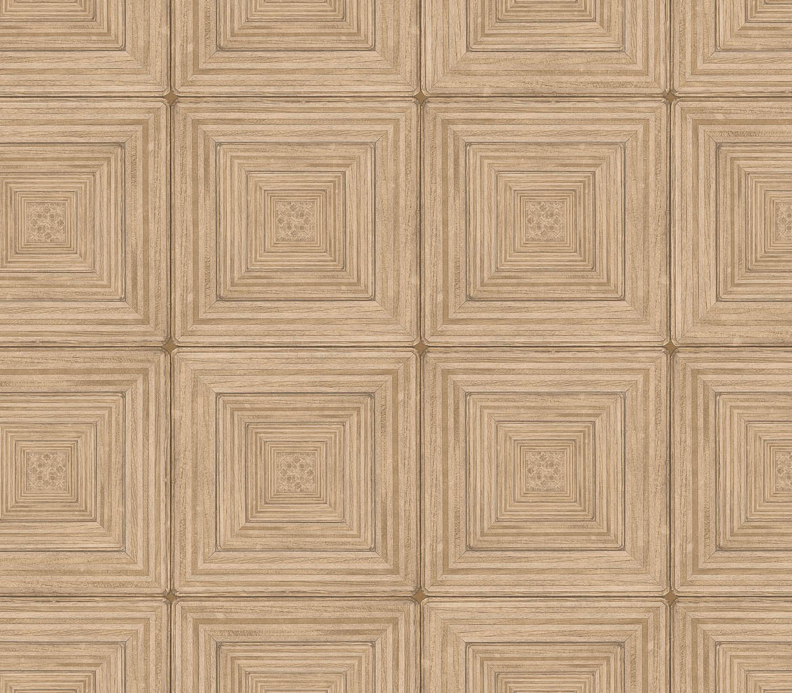 brown wood inlay wallpaper