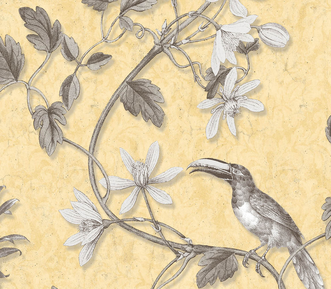 Yellow toucan wallpaper