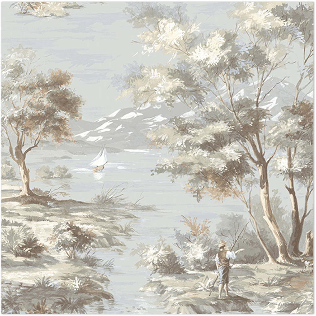 grey scenic wallpaper