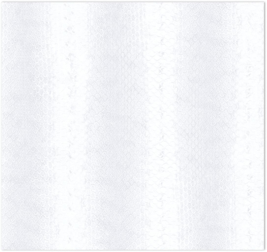 White with sparkles reptile stripe texture in-register embossed wallpaper