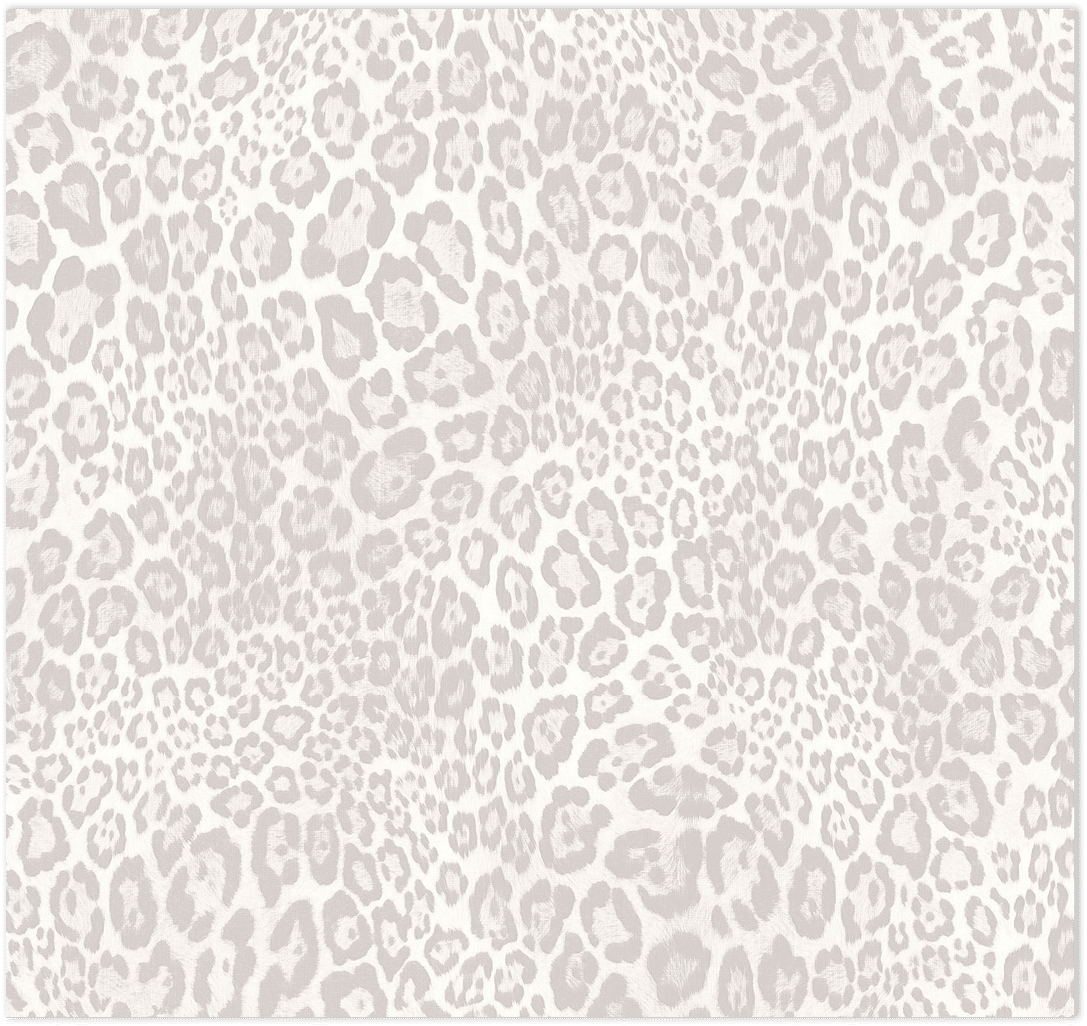 Light grey leopard texture embossed wallpaper