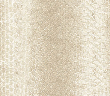 Beige reptile stripe texture in-register embossed wallpaper