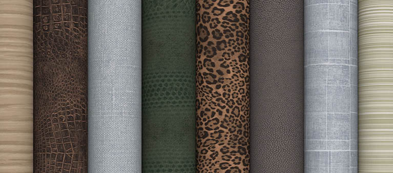 Wallpaper design rolls from the Natural FX collection
