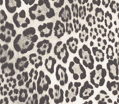 Black and white leopard texture embossed wallpaper