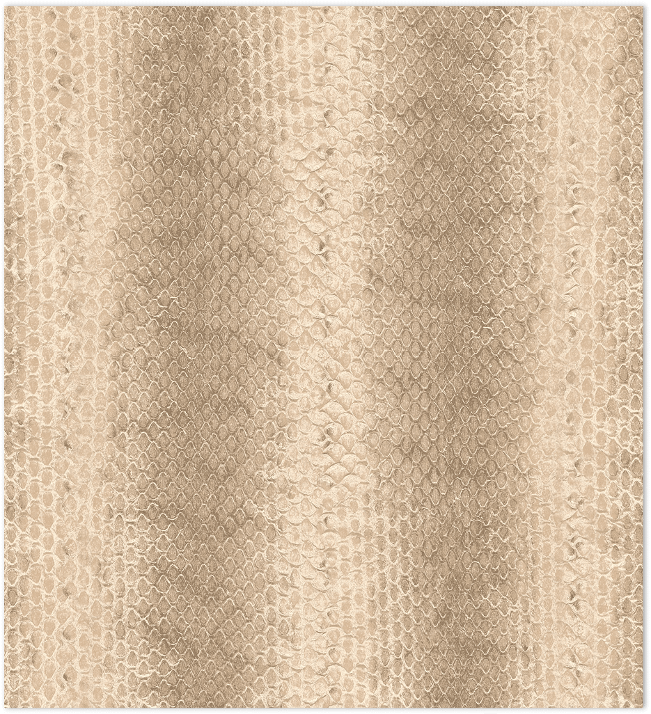 Tan reptile stripe texture in-register embossed wallpaper