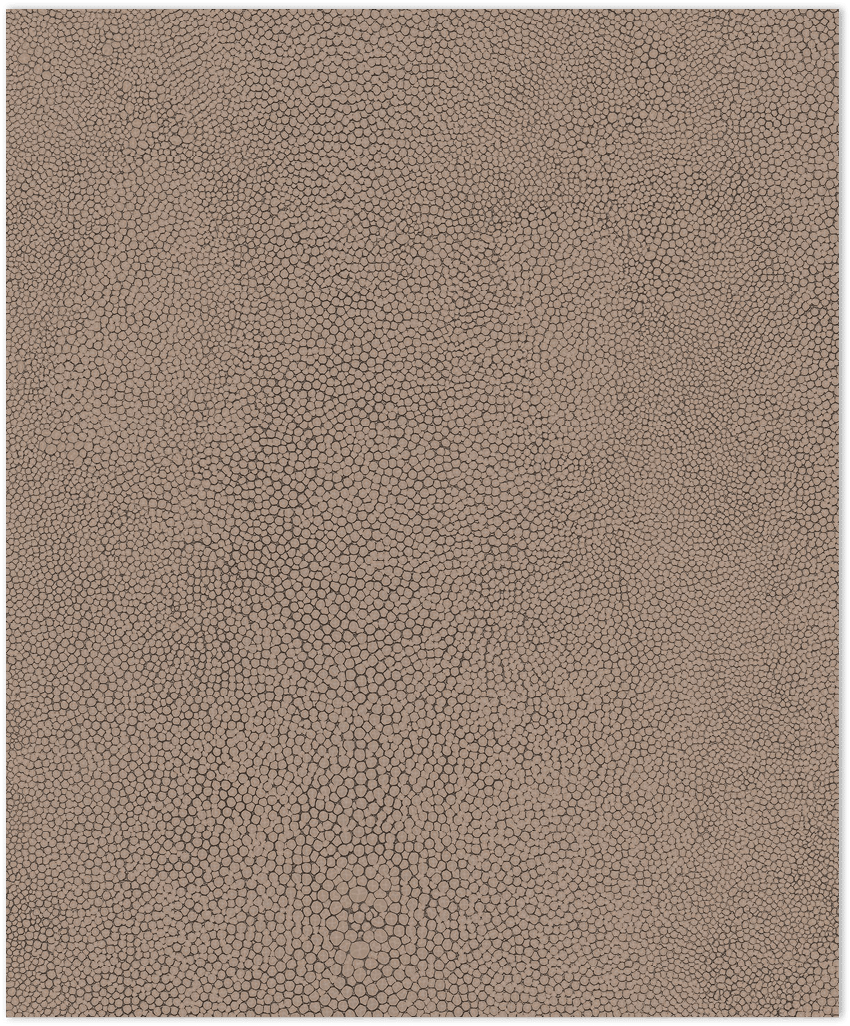 Brown stingray texture in-register embossed wallpaper