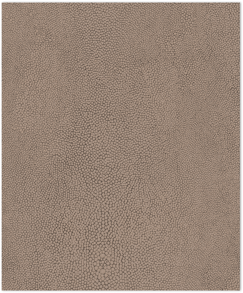 Brown stingray texture in-register embossed wallpaper