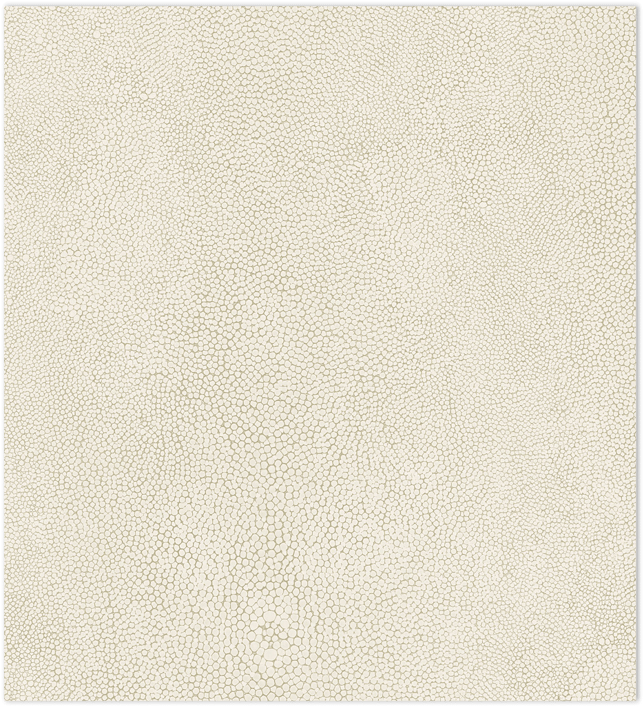 Putty stingray texture in-register embossed wallpaper