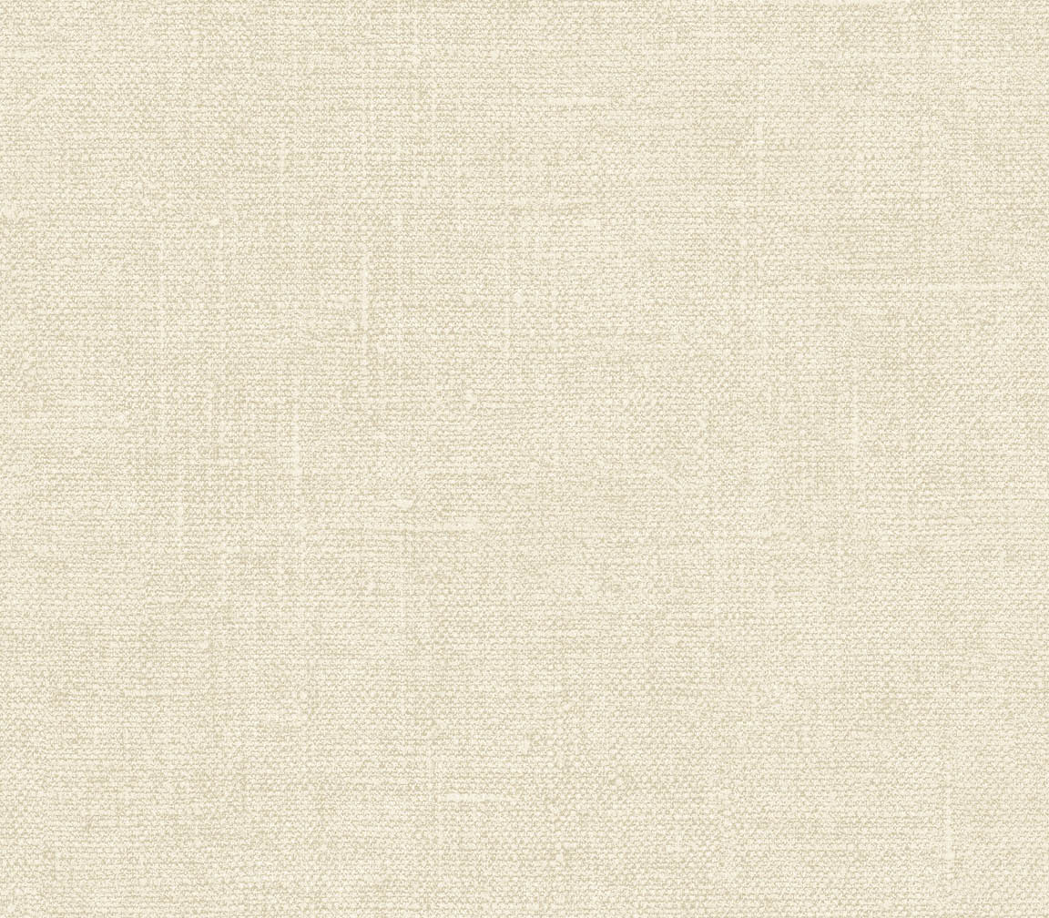 Beige Hessian texture embossed wallpaper