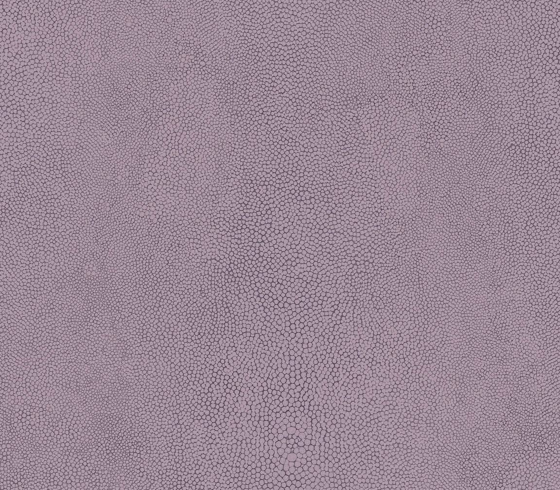 Purple stingray texture in-register embossed wallpaper