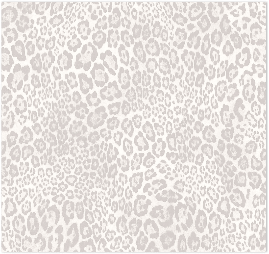 Light grey leopard texture embossed wallpaper