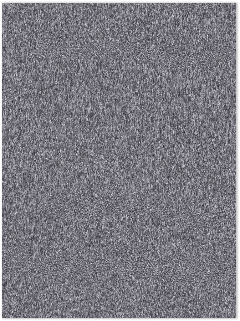 Dark grey and black hair texture embossed wallpaper