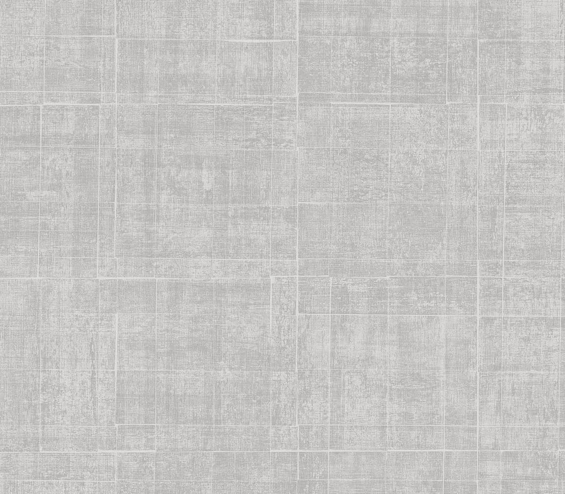Dark grey architectural texture embossed wallpaper