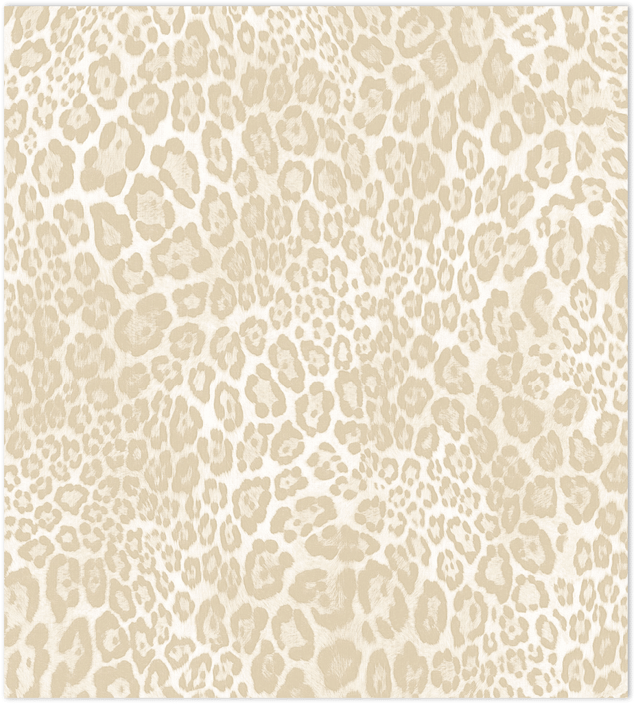 Beige leopard texture embossed wallpaper